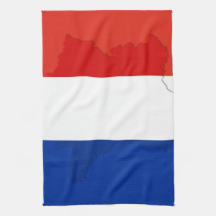 French flag tea towel