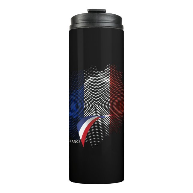 French flag thermal tumbler (Front)