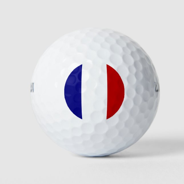 French Flag Thermal Tumbler Golf Balls (Front)