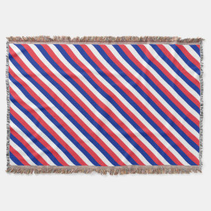 French Flag Throw Blanket