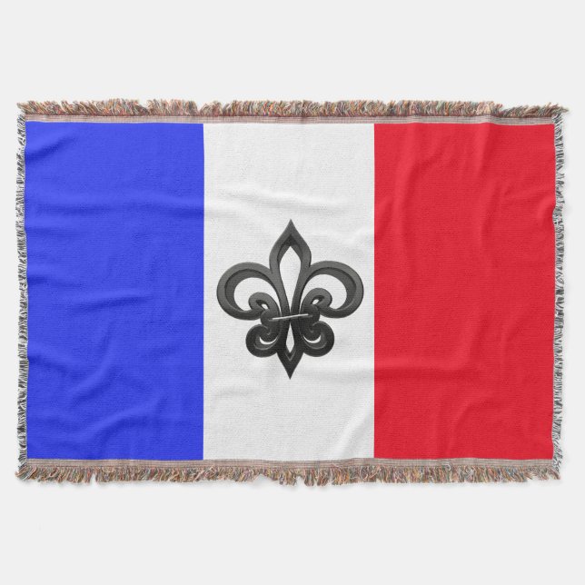 French flag throw blanket (Front)