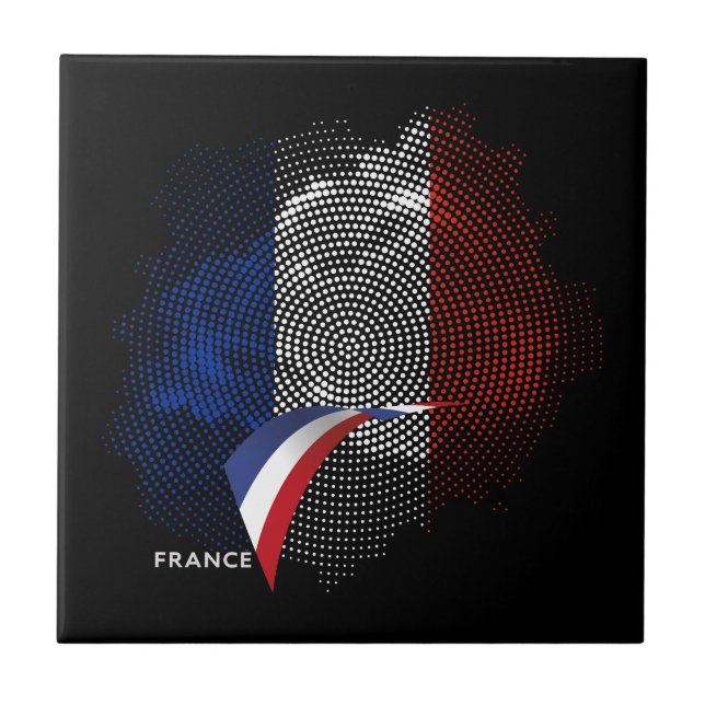French flag tile (Front)