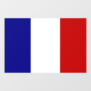 French Flag Window Cling