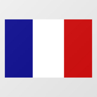 French Flag  Window Cling