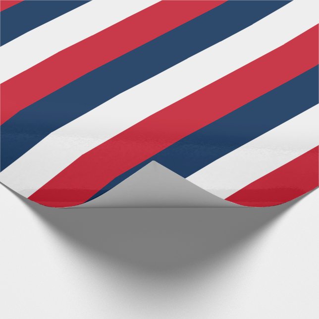 French Flag Wrapping Paper (Corner)
