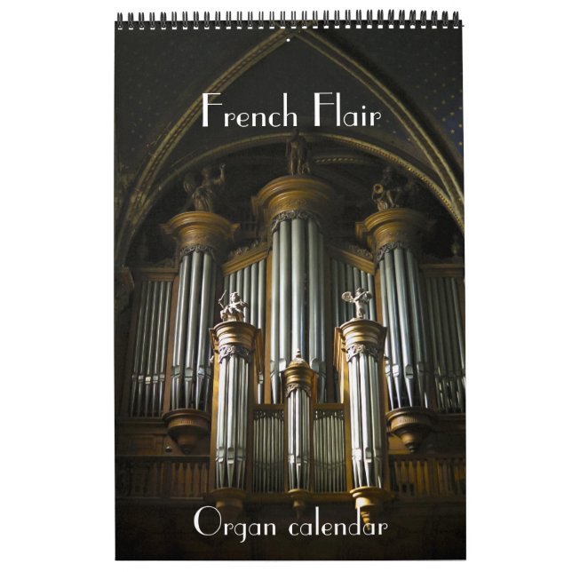 French Flair - Organs of France calendar (Cover)