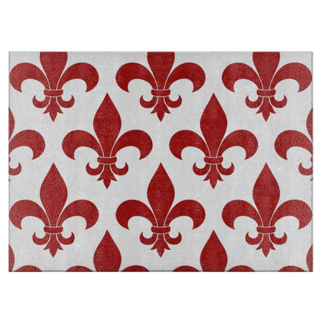 French Fleur de lis Pattern Classic Cutting Board (Front)
