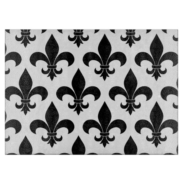 French Fleur de lis Pattern Classic Cutting Board (Front)