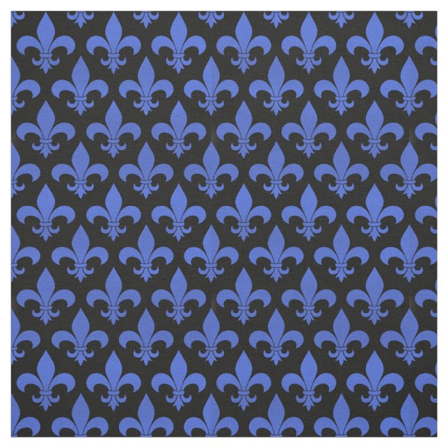 French Fleur de lis Pattern Classic Fabric (Swatch)