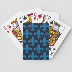 French Fleur de lis Pattern Classic Playing Cards