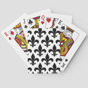 French Fleur de lis Pattern Classic Playing Cards