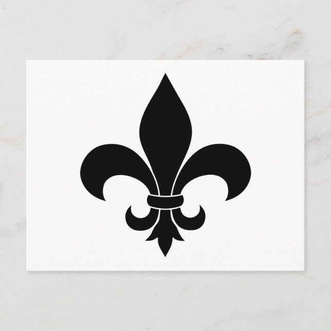 French Fleur de lis Pattern Classic Postcard (Front)