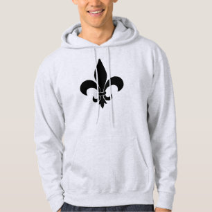 French Fleur de lis Pattern Hoodie