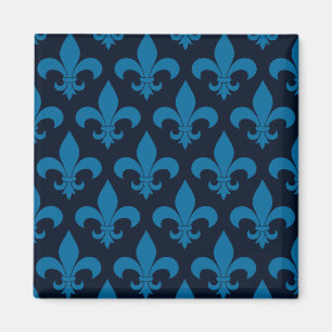 French Fleur de lis Pattern  Magnet