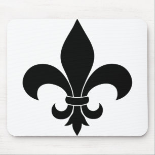 French Fleur de lis Pattern  Mouse Mat