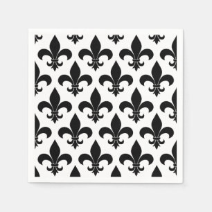 French Fleur de lis Pattern Napkin