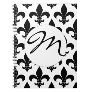 French Fleur de lis Pattern  Notebook