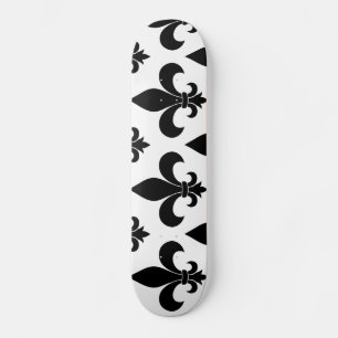 French fleur de lis Pattern Parisian Design Skateboard