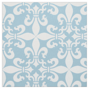French Fleur de Lys Pattern Customisable Colour Fabric