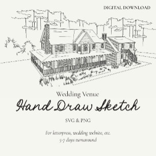 French Floral Garden  Invitation