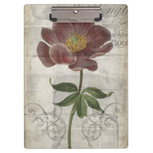 French Floral I Clipboard