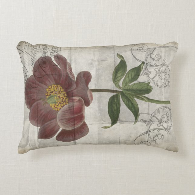 French Floral I Decorative Cushion (Front)