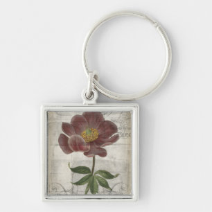 French Floral I Key Ring