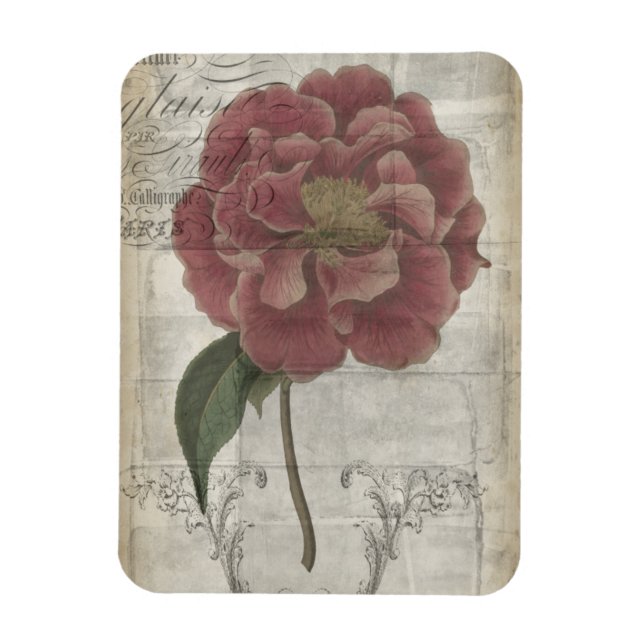 French Floral III Magnet (Vertical)