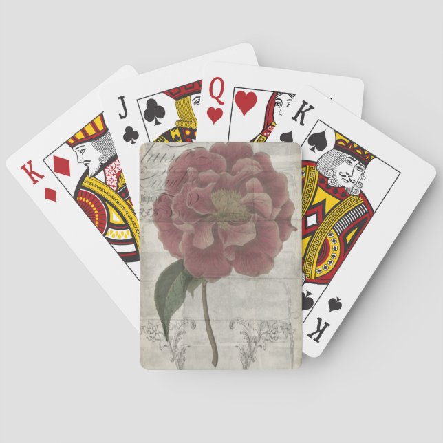 French Floral III Playing Cards (Back)