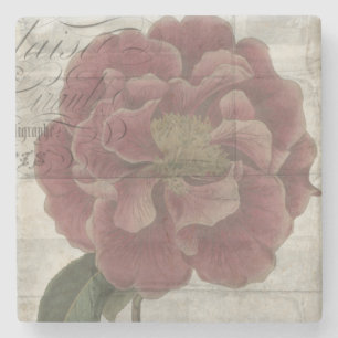 French Floral III Stone Coaster