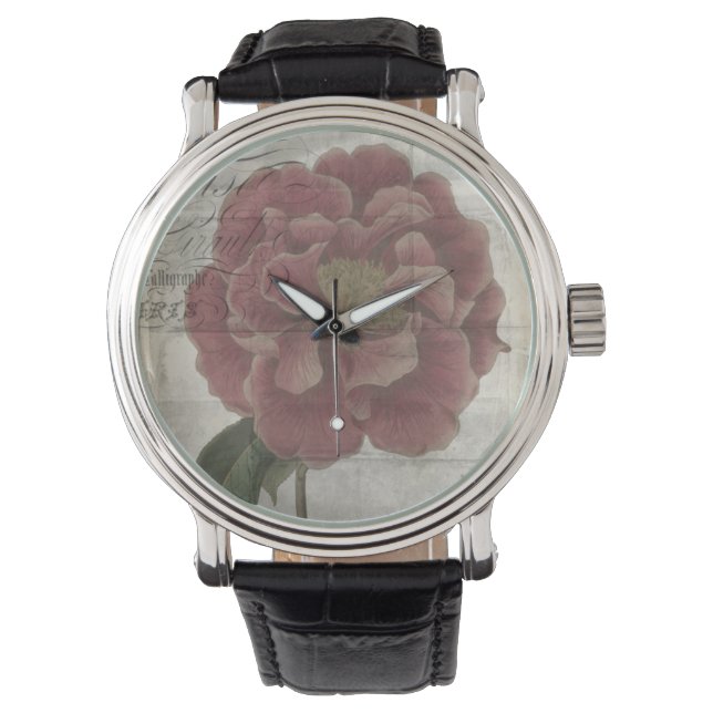 French Floral III Watch (Front)