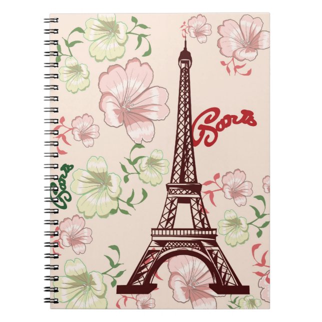 French Floral Notebook (Front)