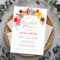 French Florals Sweet Berry Grapes Bridal Shower 