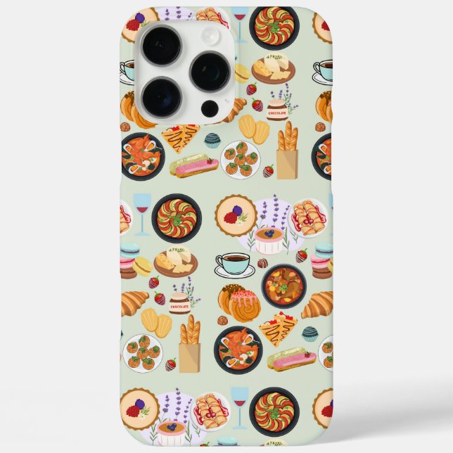 French Food Case-Mate iPhone Case (Back)
