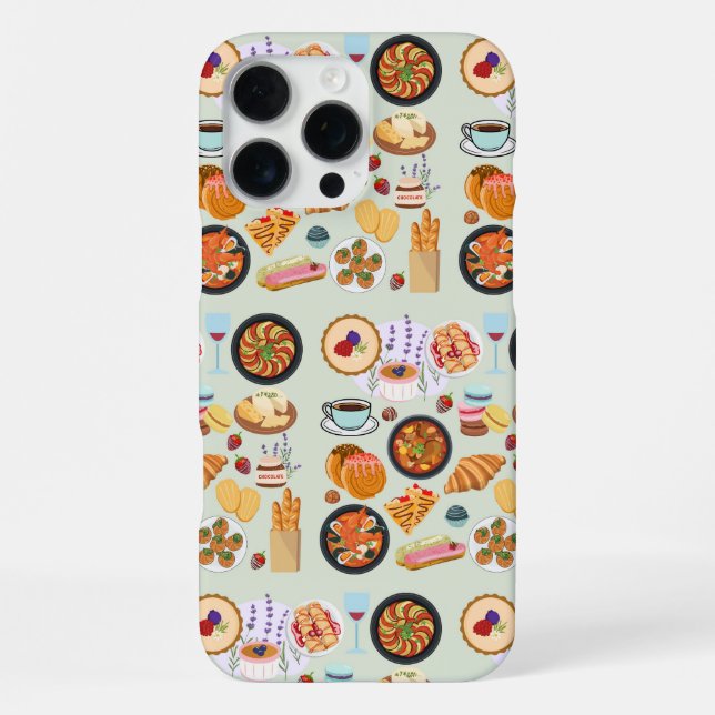 French Food iPhone Case (Back)