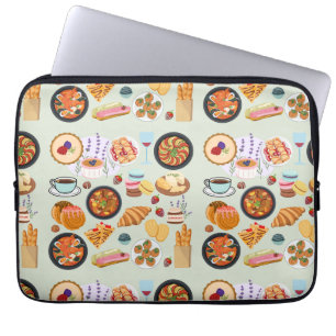 French Food Laptop Sleeve