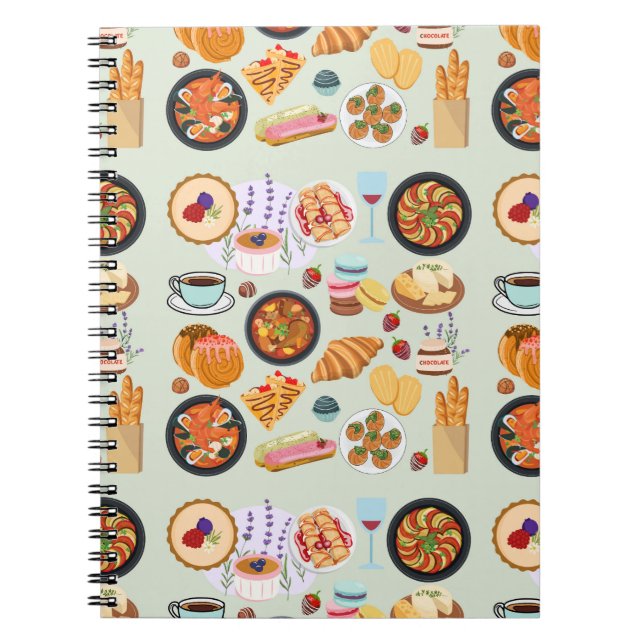 French Food Notebook (Front)