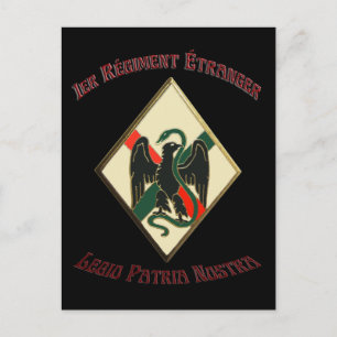 French Foreign Legion 1er RE Legio Patria Nostra Postcard