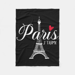 French France Paris Bonjour Marseille Monaco Eiffe Fleece Blanket