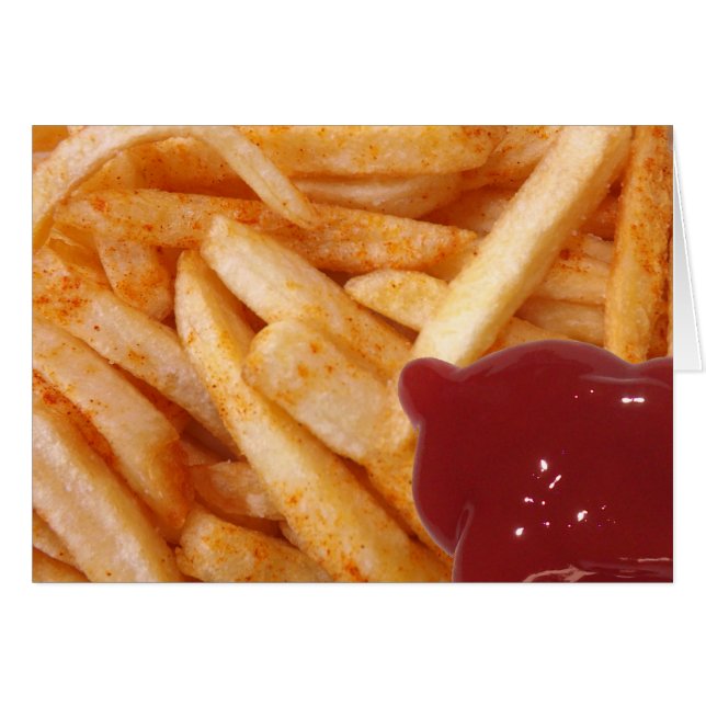 French Fries and Ketchup (Front Horizontal)