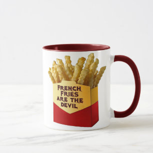 French Fries Are The Devil mug