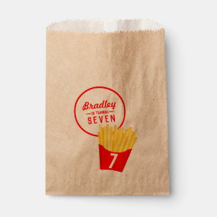 French Fries Birthday Party Favour Bags