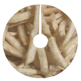 French Fries Brushed Polyester Tree Skirt
