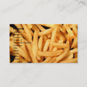 French Fries Business Card