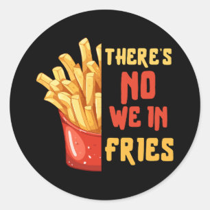 French-fries Classic Round Sticker