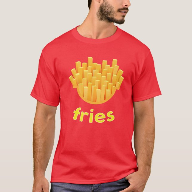 French Fries Costume French Fry Costume T-Shirt (Front)