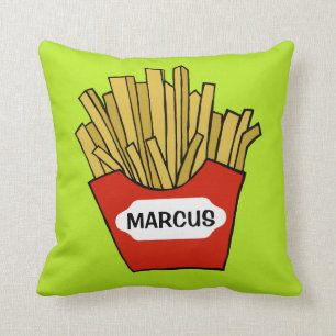 French fries design custom pillow