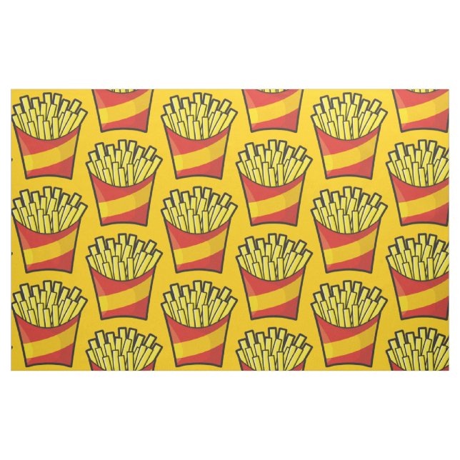 French Fries Fabric (Fat Quarter)