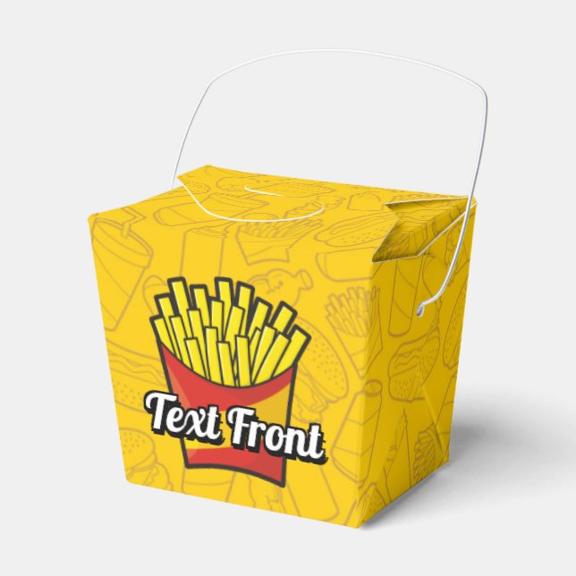 French Fries Favour Box (Front Side)