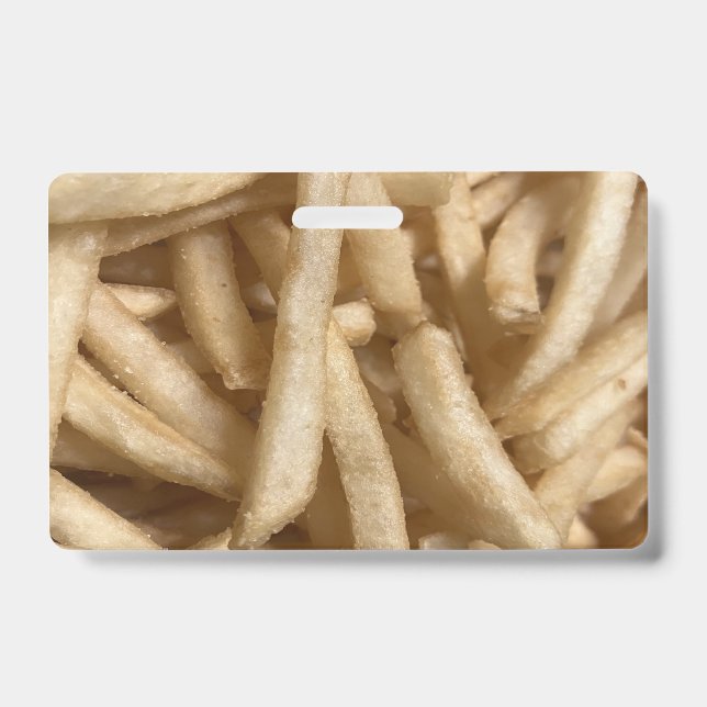 French Fries ID Badge (Front)
